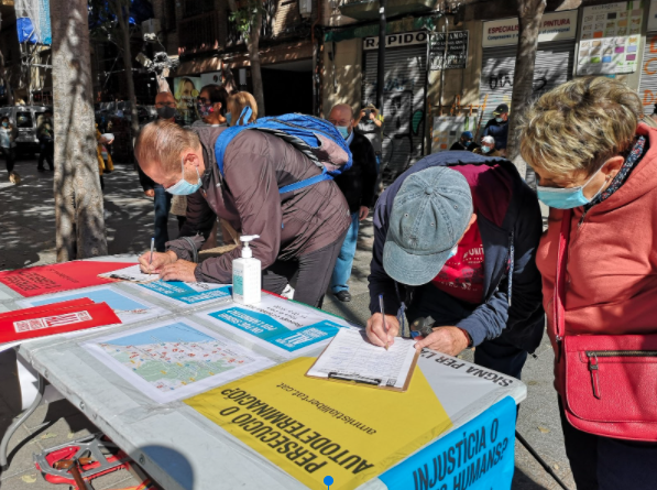 Massiva participació ciutadana en la Marató per l’Amnistia